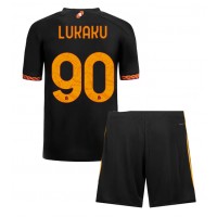 AS Roma Romelu Lukaku #90 Tretí Detský futbalový dres 2023-24 Krátky Rukáv (+ trenírky)
